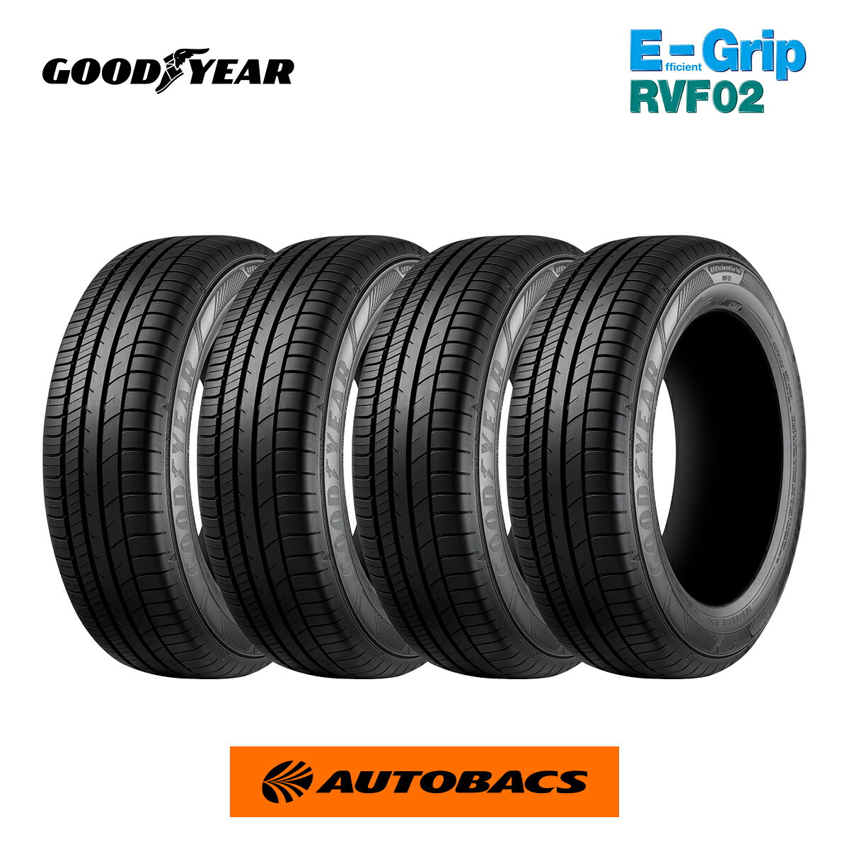 グッドイヤー エフィシェントグリップ RVF02 175/60R16 82H（タイヤ4本セット）175/60/16