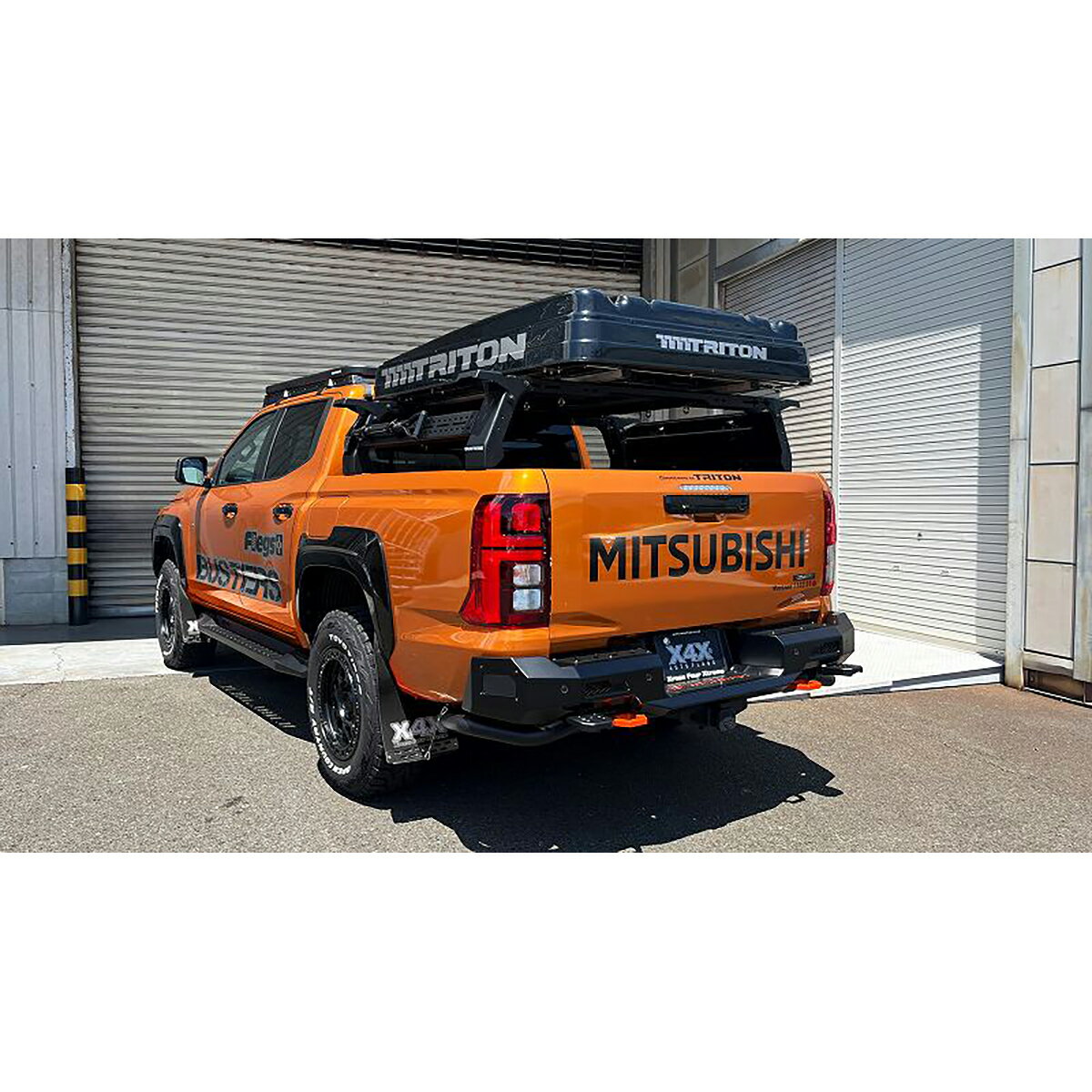 オートフラッグス XrossFourXtremeマッドフラップ ブラック トライトン