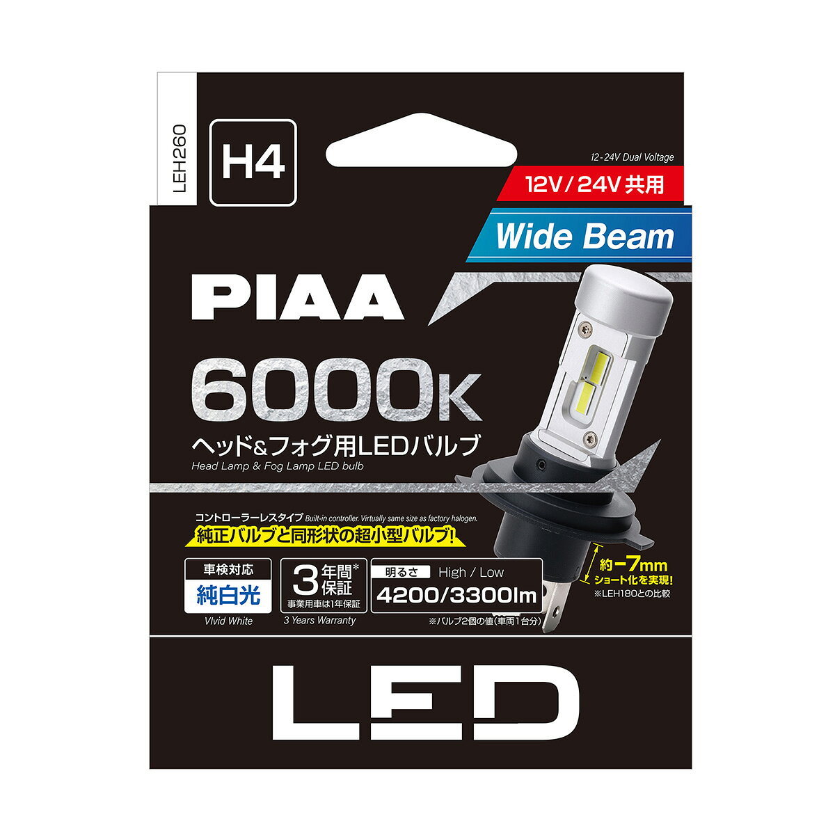 PIAALED ヘッドライト・フォグ 60KH4 LEH260