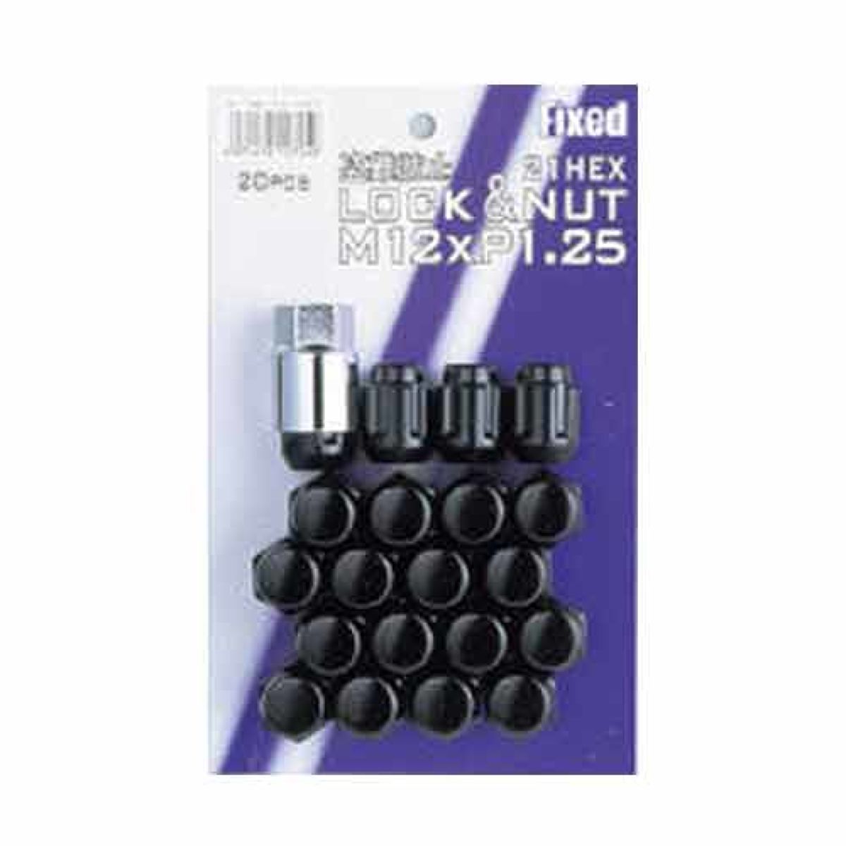 FIXED���ޥ��å�&�ʥåȡ�M12��1.25��20�����ꡡ�֥�å���������