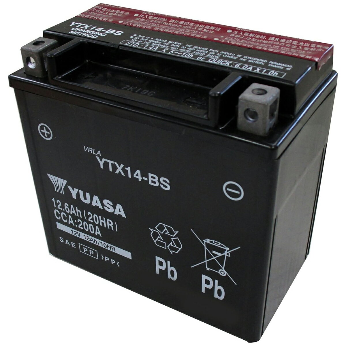 YUASA YTX14-BS バッテリー