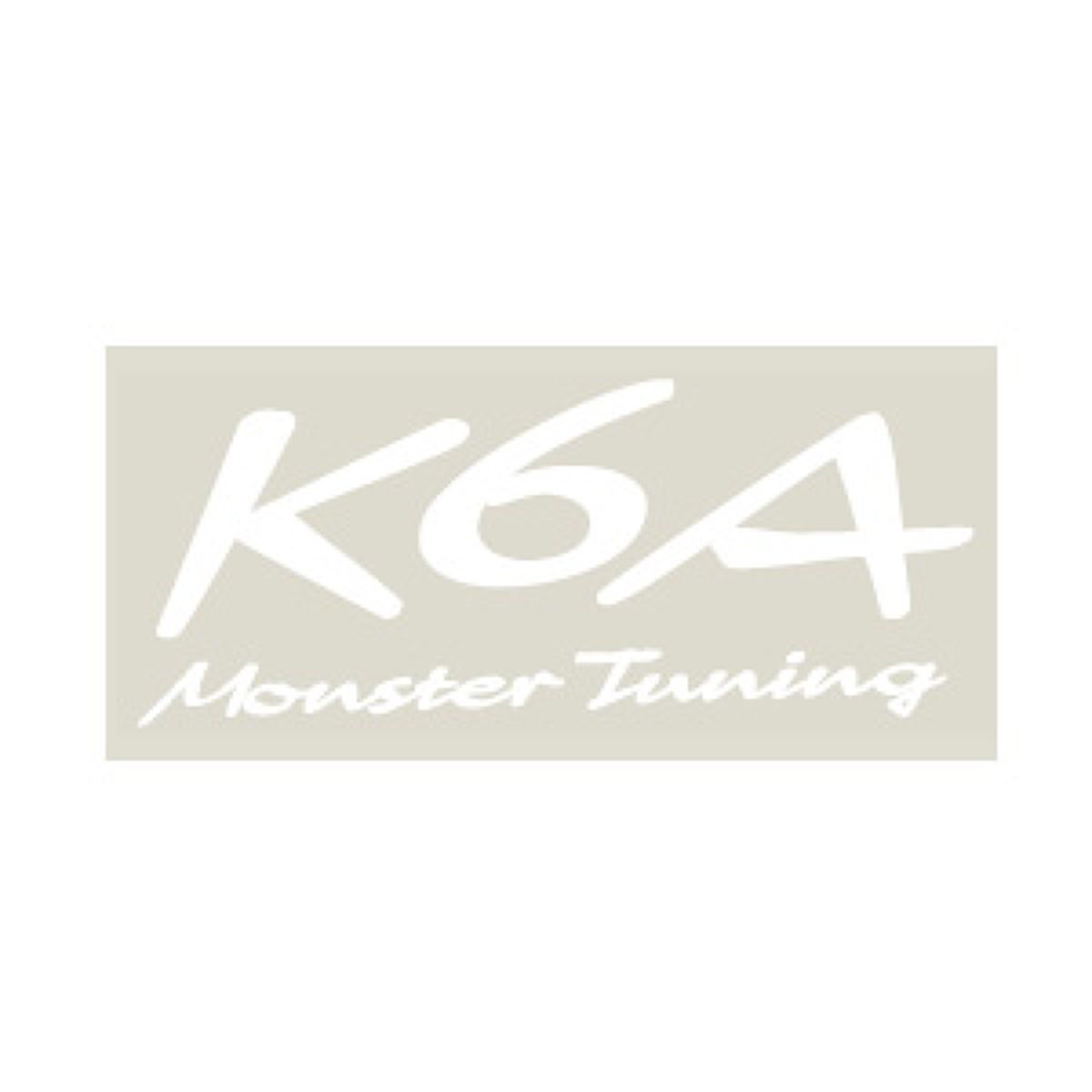 【4/24(木) 20:00〜4/27(日) 9:59まで！エントリーでP5倍】monster SPORT モンスタースポーツ K6A Monster Tuning ステッカー ホワイト(小) 896122-0000M