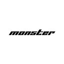 monster SPORT モンスタースポーツ 切り文字ステッカー 黒大 896134-0000M ミツビシ ランサー