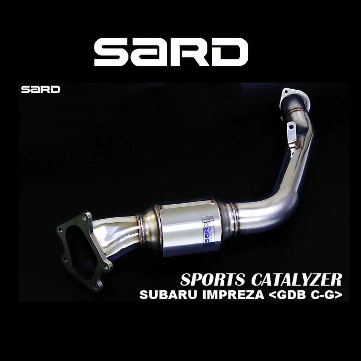 【12/19 20:00-12/26 01:59まで！ エントリーでP5倍】SARD サード スポーツキャタライザー 89043 スバル インプレッサ STI