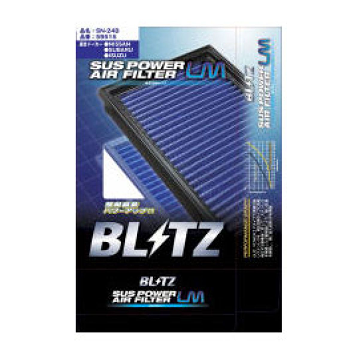 BLITZ ブリッツ SUS POWER AIR FILTER LM SF-48B