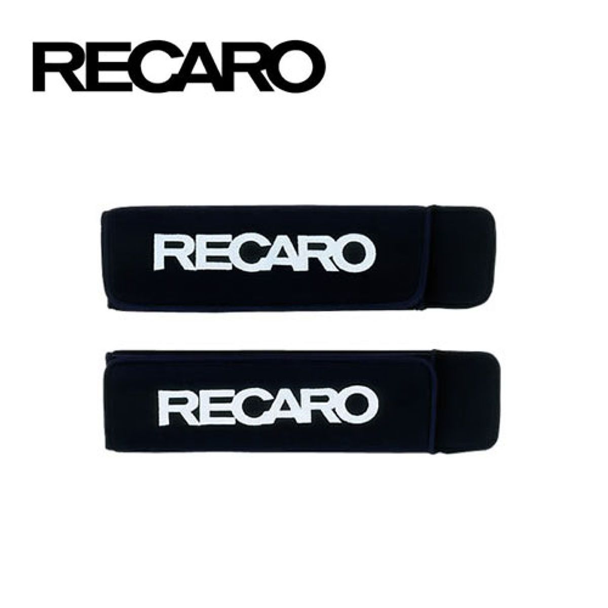 【在庫有】RECARO レカロ ベルトカバー ベロアブラック 7217085 1