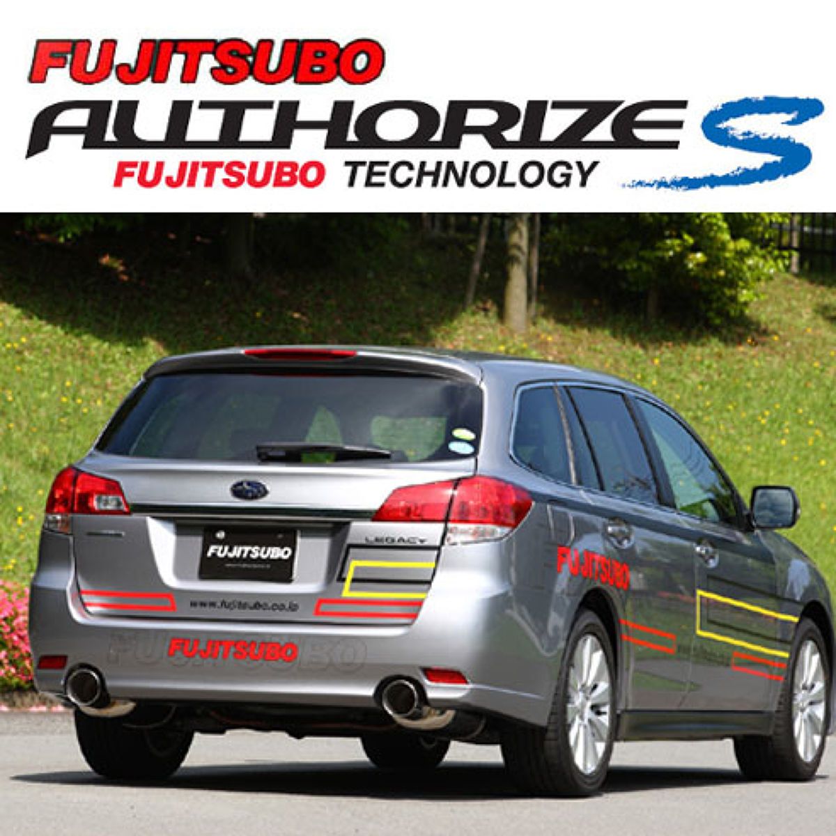 FUJITSUBO フジツボ A-S スバル BR9 レガシィ ツーリングワゴン 2.5 ターボ/BRG レガシィ ツーリングワゴン 2.0 ターボ DIT/350-64095