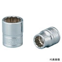 【7/1(火) 00:00〜最大2000円OFFクーポン】KTC B3ー17WーS 9.5sq.ソケット(十二角)