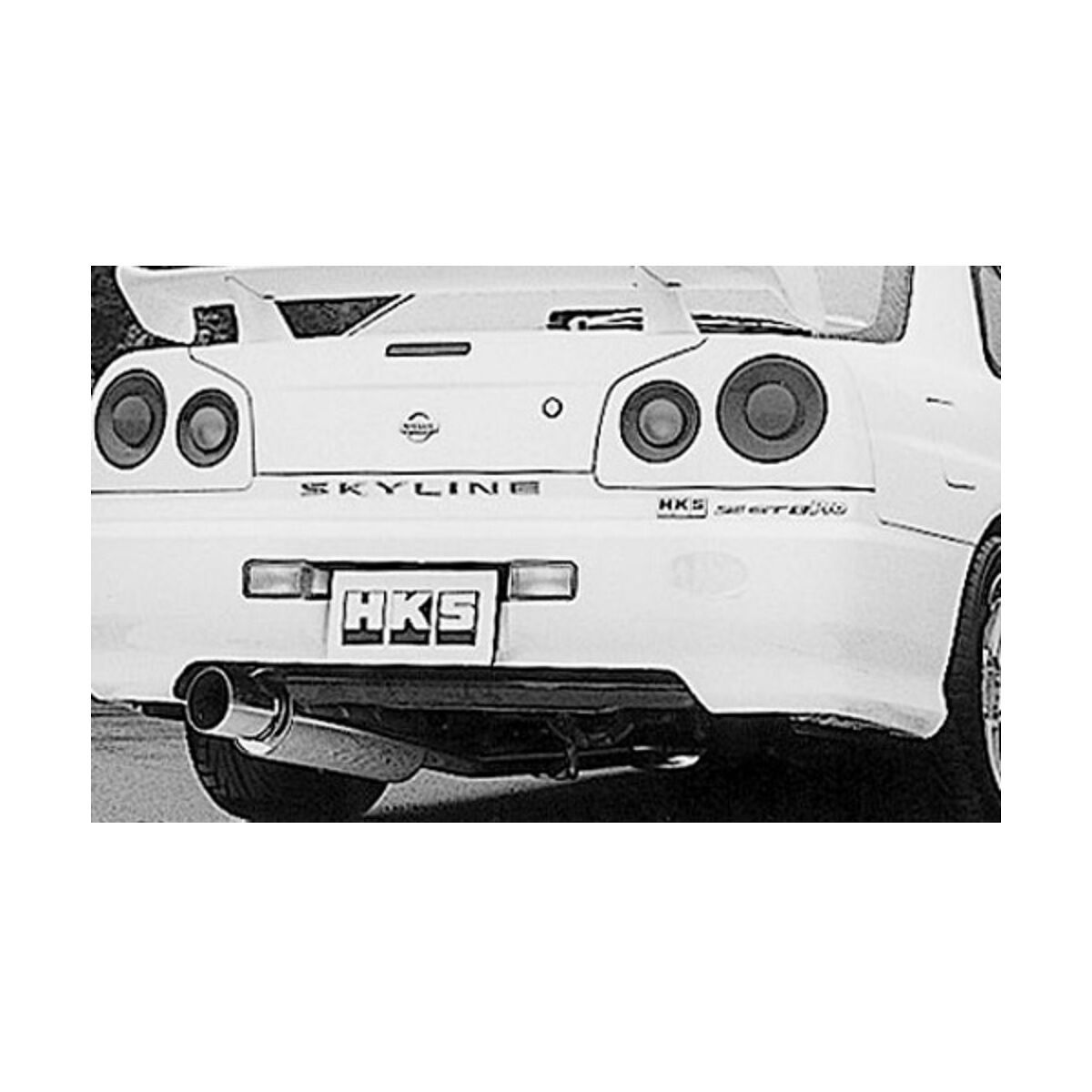 【12/1(月) 00:00-最大2000円OFFクーポン】HKS マフラー silent HiーPower 31019-AN012 スカイライン ER34