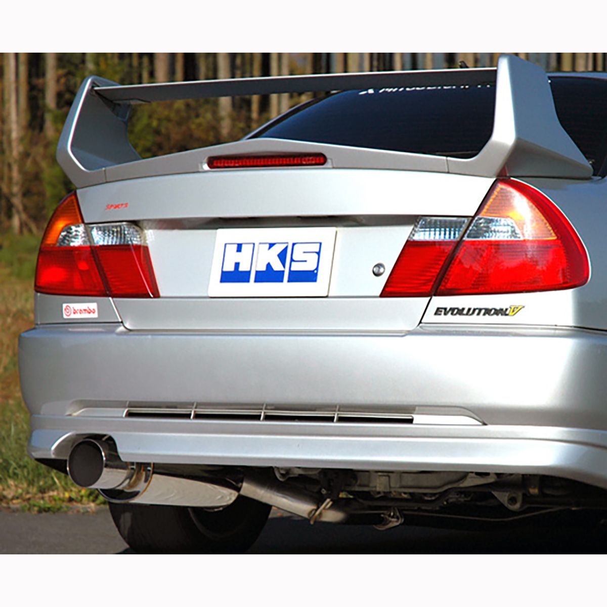 HKS マフラー silent HiーPower 31019-AM006 ランサーエボリューションVI CP9A