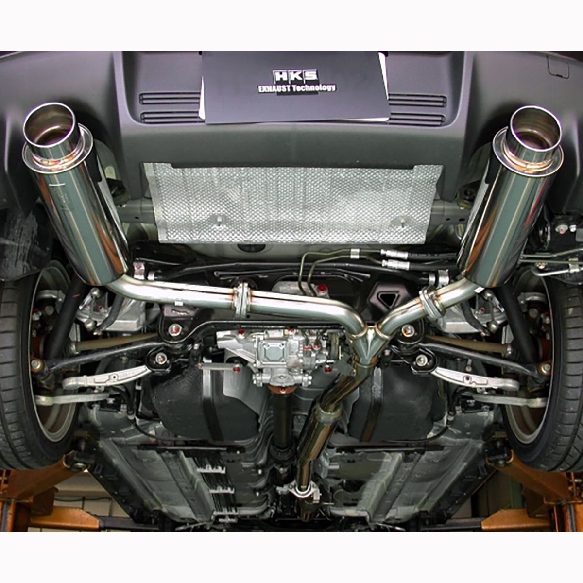 HKSマフラー サイレントハイパワー タイプH 31019-AM010 ミツビシ ランサーエボリューションX