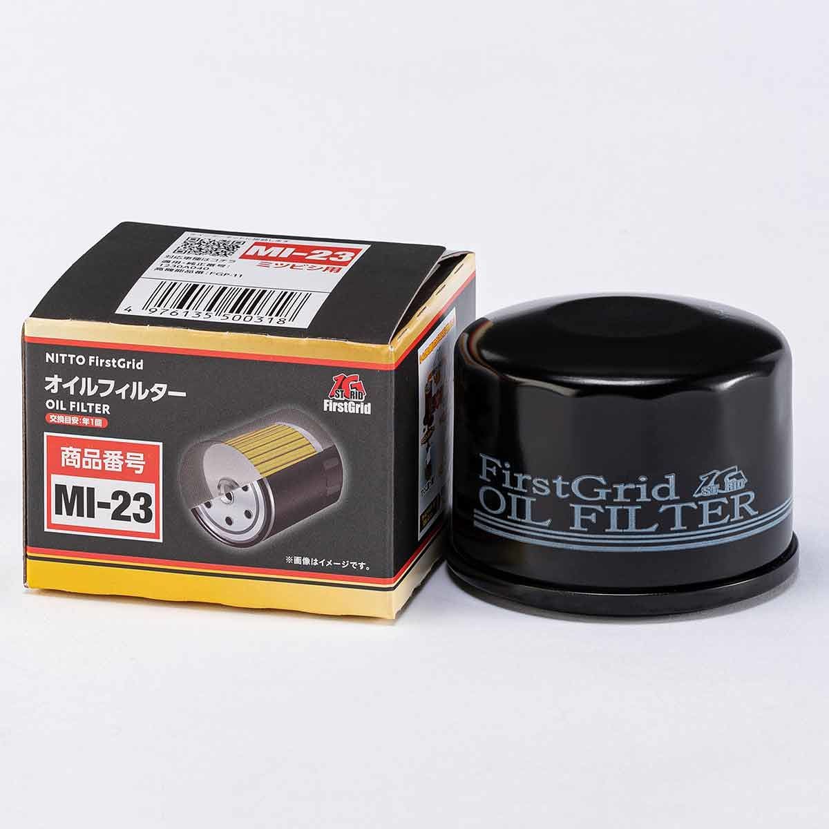 【ブラックフライデー限定！エントリーで全品P5倍＆100円クーポン】日東工業 FirstGrid 国産車用オイルフィルター MI-23