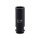 【7/1(火) 00:00〜最大2000円OFFクーポン】KTC BP4Lー21TPーS 12.7sq.インパクトレンチ用ソケット ディープ薄肉 ピン・リング付