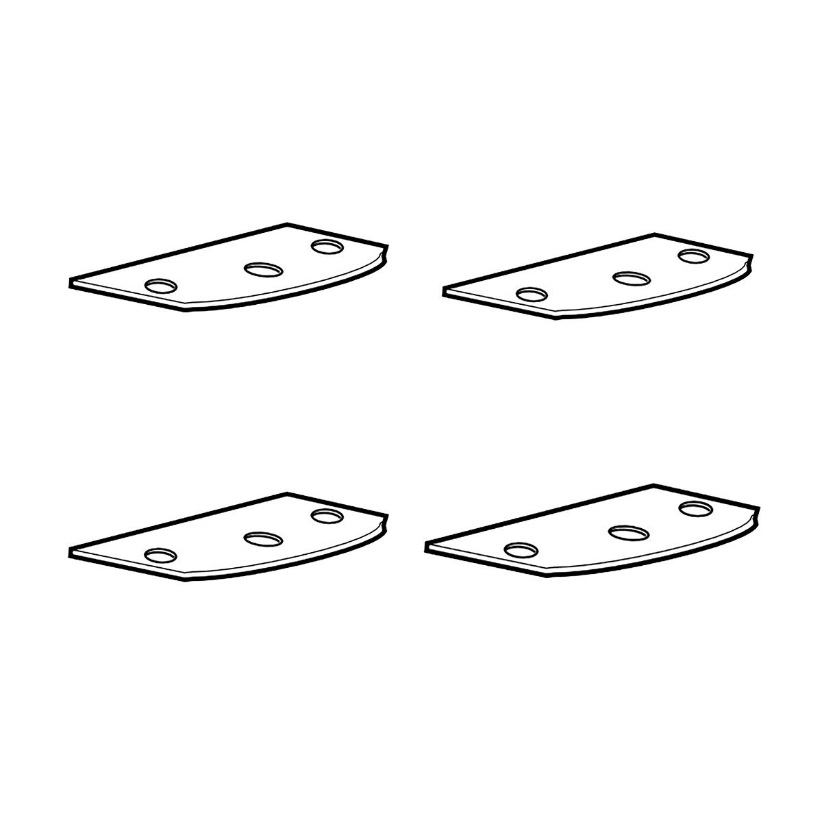 PIAA TERZO EFーDRX用ベースパッキン 4枚 TP2336