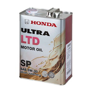 【7/19(土)20:00〜7/26(土)01:59まで!エントリーでP5倍】Honda純正エンジンオイル ウルトラLTD SP 5Wー30/4L