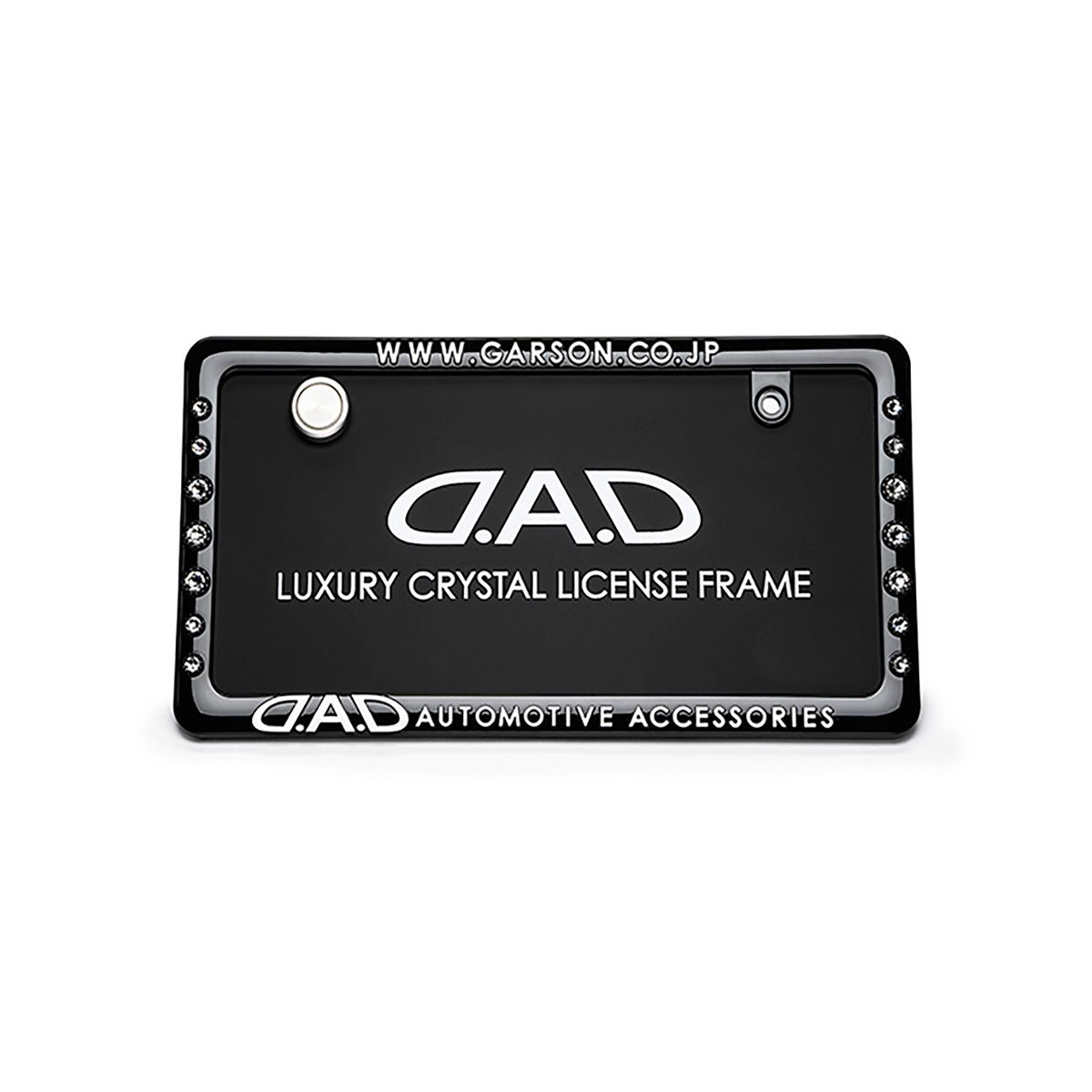 GARSONギャルソンD.A.DラグジュアリークリスタルライセンスフレームIIリアモデルブラック／ホワイトSB193ー01ー01クリスタル