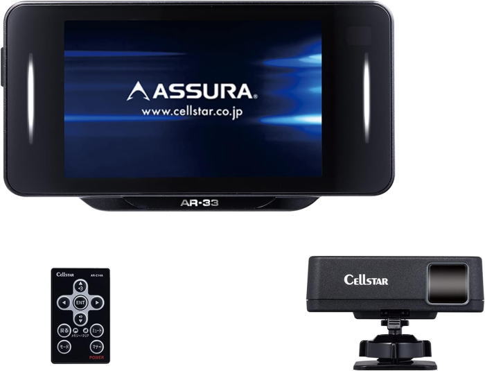Rakuten - セルスター レーザー光対応&GPSレーダー探知機 AR-33 セパレート型 3.2インチ 日本製 CELLSTAR