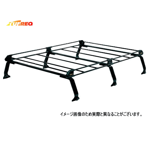 ＜三菱 ミニキャブ （U61V/U62V）H11.1〜H26.2 標準ルーフ＞　TUFREQ（タフレック） 品番： PL233D　スチール製　ルーフキャリア/自動車/キャリア/ルーフラック