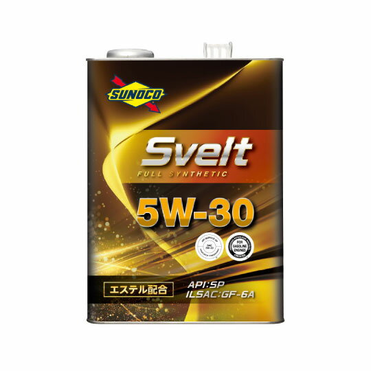 エンジンオイル 5W-30 SUNOCO OIL Svelt 5W30 4L スノコ オイル 5-30