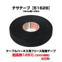 【まとめ買い可能】 tesa 51628 テサ テープ 幅19mm 長さ25m 厚み 0.27mm 1巻 ベタつき抑制 耐熱125度 3000時間 ハーネステープ 絶縁 不織布テープ ノイズ低減 効果 異音防止 耐熱性 配線保護 結束 布製 欧州車 外車 送料無料 GLITTGE その1