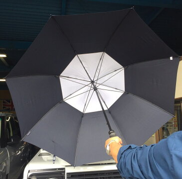 ゴルフアンブレラ Golf umbrella　ランドローバー ロゴプリント傘