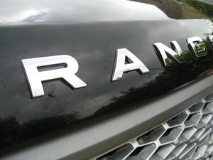 RANGE ROVER クロム デカールセット【UK社外製】　Range Rover L322 Chrome Lettering Kit - Front + Rear　前後セット　サードレンジローバー対応