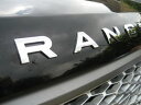 RANGE ROVER クロム デカールセット【UK社外製】　Range Rover L322 Chrome Lettering Kit - Front + Rear　前後セット　サードレンジローバー対応