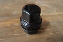 ブラック アルミホイールナット 5個セット【UK社外製】　黒　初期型キャップレスタイプ　BLACK WHEEL NUTS　[適合例]クラシックレンジローバー・ディスカバリー1・ディフェンダー