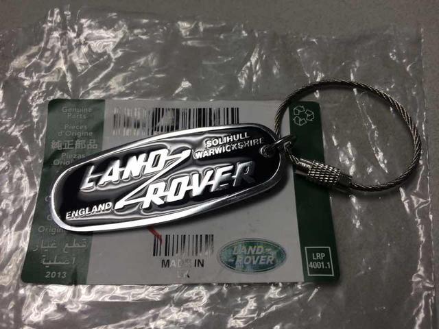 【欠品中】LAND ROVER　ソリハル ロゴキーホルダー【UK純正品】