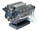 電動V8エンジンモデル 組み立てキット　　Build a realistic working model of a V8 combustion engine　サイズ 40.6 x 30.5 x 12.7 cm