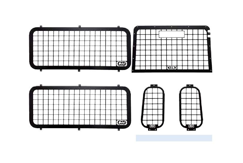 車外ウインドウガード 5ピースセット【UK社外製】［適合例］ディフェンダー110 2002-2016