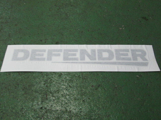 ”DEFENDER” リアデカール【UK純正品】　ブルネルグレー［適合例］ディフェンダー 2007-2013