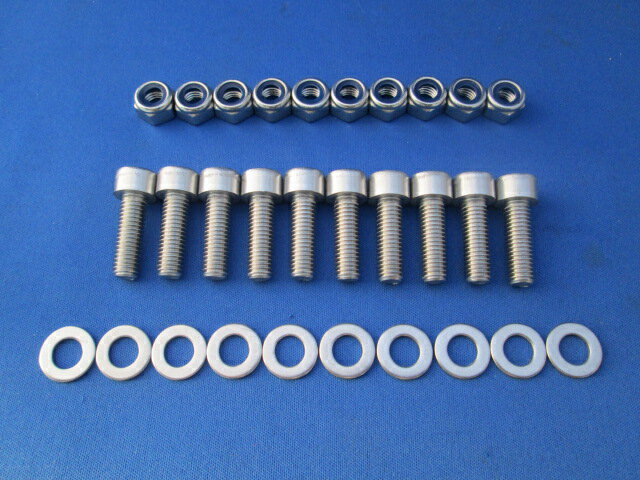 ステンレス　ボルトキットリアクロスメンバー　10本セットDEFENDER　ディフェンダー