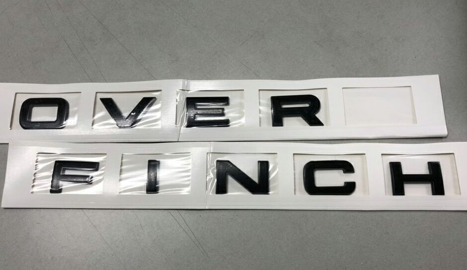 OVER FINCH デカール【社外製】オーバーフィンチブラックタイプのサムネイル