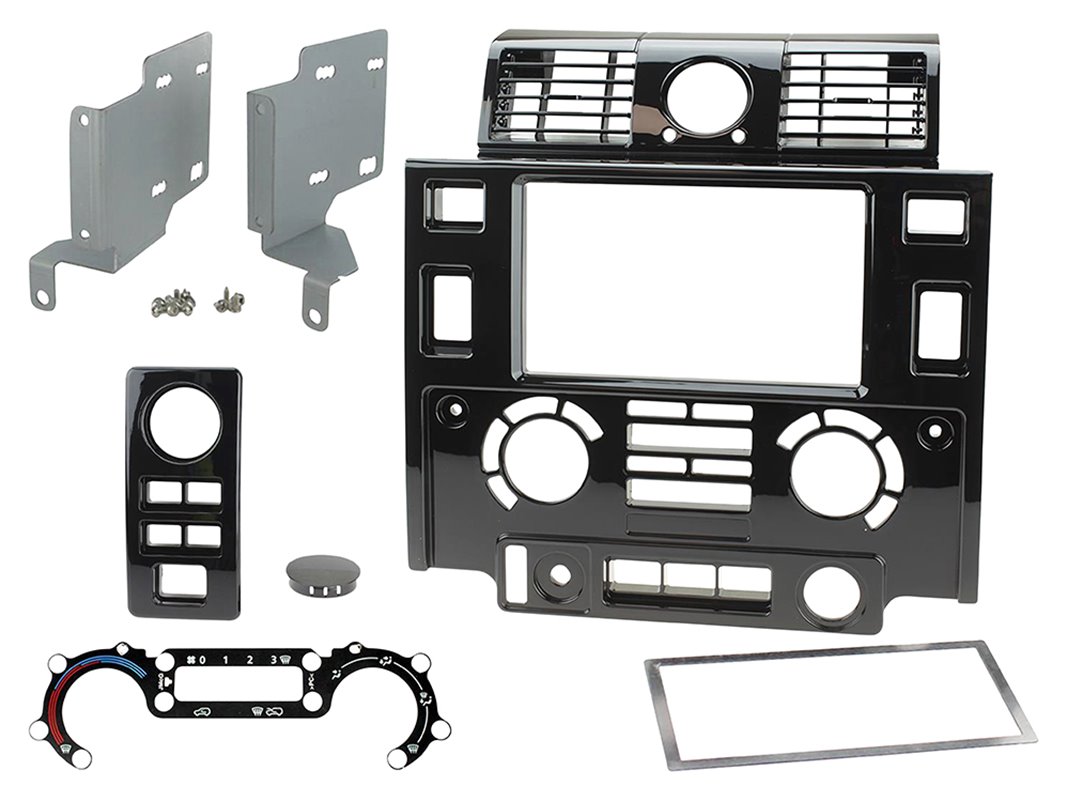 【NEW】2DINフェイシアキットDOUBLE DIN FASCIA KITDEFENDER ディフェンダー2007～20162DINキット