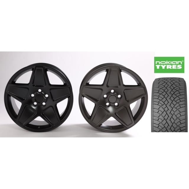 【数量限定】オリジナル20インチアルミホイール「Rial-Five」×Nokian HAKKAPELIITTA R5SUV 275/55R20 4..