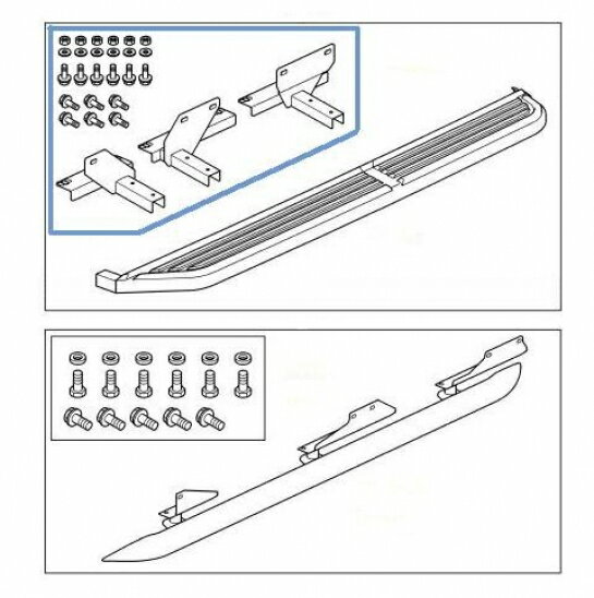 サイドランナーブラケットキット - SIDE STEP FITTING KIT - DISCOVERY 3 AND 4