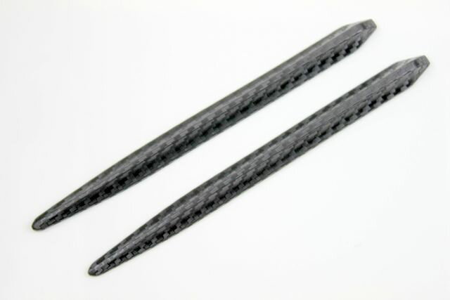 スズキ　アルトワークス　取付例あり　汎用カーボン調細型プロテクター多用途タイプ バンパーなどに　カナード風にも