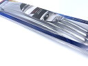 汎用バンパーガード4本セット　鏡面シルバーバンパーモール フロント　リア　　両面テープ装着　 40cm 　ヨーロピアンバンパーガード　ドレスアップ