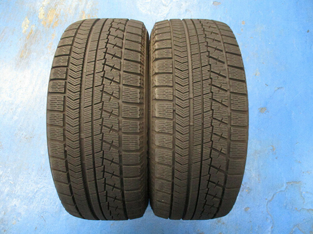 中古2本　ブリヂストン　ブリザックVRX　225/55－16　2014年製　7mm