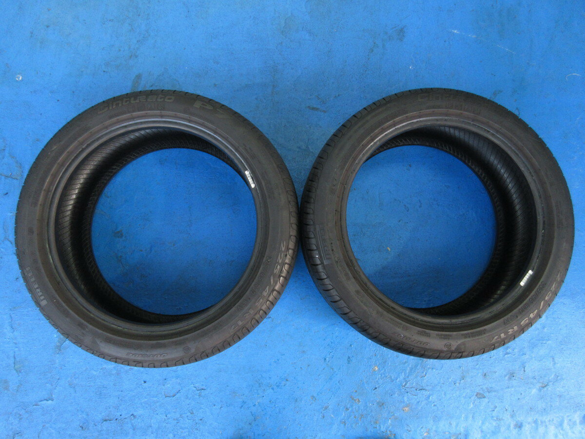 中古 ピレリ Rft Cinturato P7 Rft Cinturato 225 45 17 2本のみ オートリーダーズ ピレリ 店中古タイヤ２本