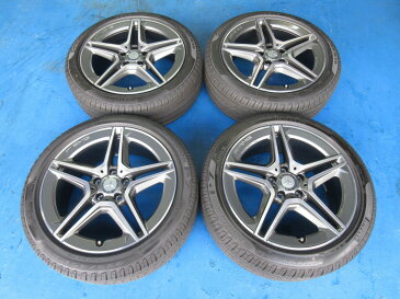 中古☆新車外し AMG純正 5本スポーク&ピレリ Cinturato P7 225/45-18 ベンツ・New Aクラス 4本セット
