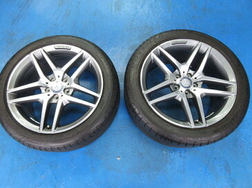 中古 AMG純正 19インチ 4本 タイヤホイールセット ブリヂストン 245/45-19 275/40-19 ベンツ Sクラス(221・222)、CL216・217