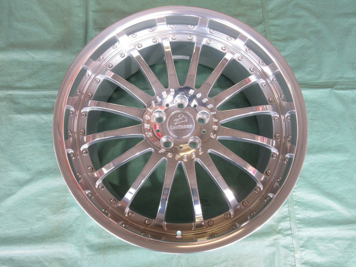 新品 Carlsson(カールソン) 1/16RS UltraLight Buff Forged (5H/120) 22インチ ホイールのみ トヨタ レクサスLS(50系/40系)