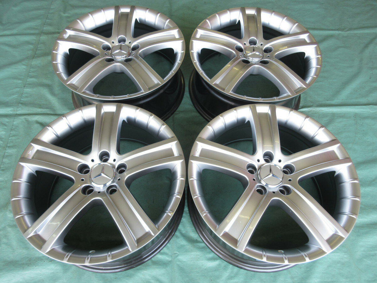 新品 PORTO シルバー & ブリヂストン POTENZA S007A 225/40-18 245/35-18 4本セット ベンツ・CLK (W209), SLK (R171), SLK (R172)