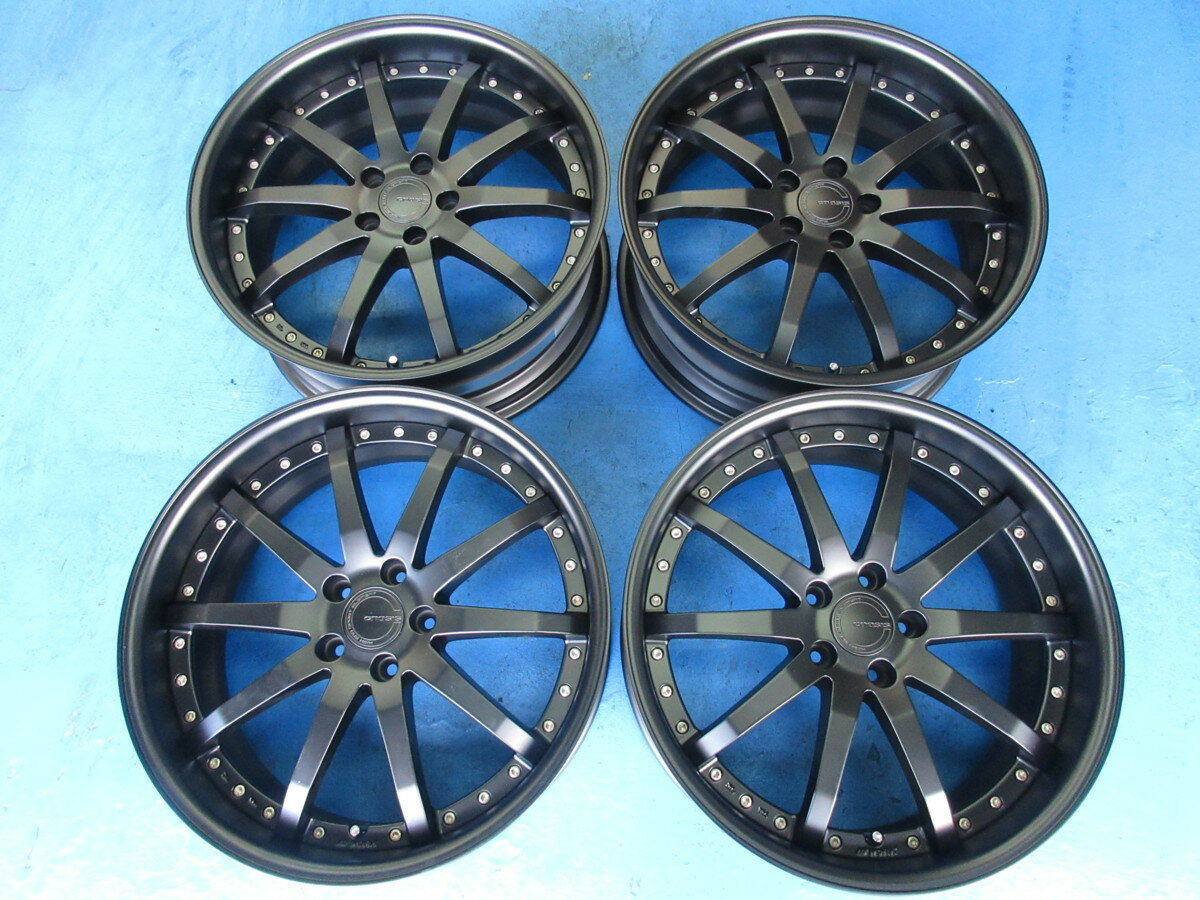 Rakuten - 中古 WORK GNOSIS(5H/114,3) 20インチ 4本 マットブラック色替え