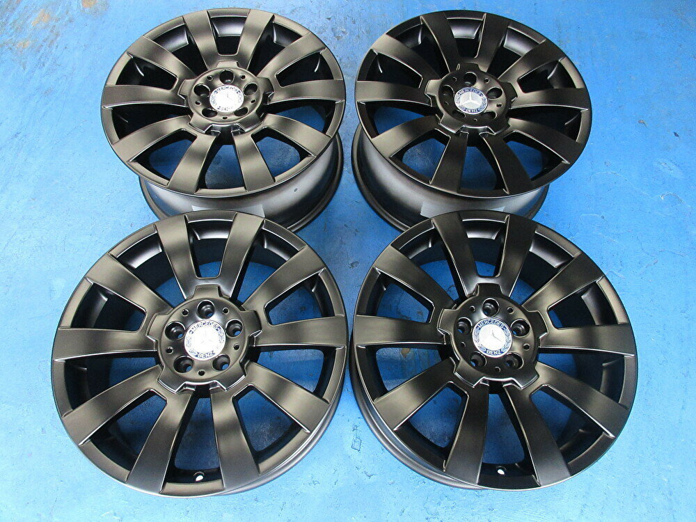 Rakuten - 中古4本セット★ BENZ純正19インチ　マットブラック塗装（塗装後未使用）GLKなど