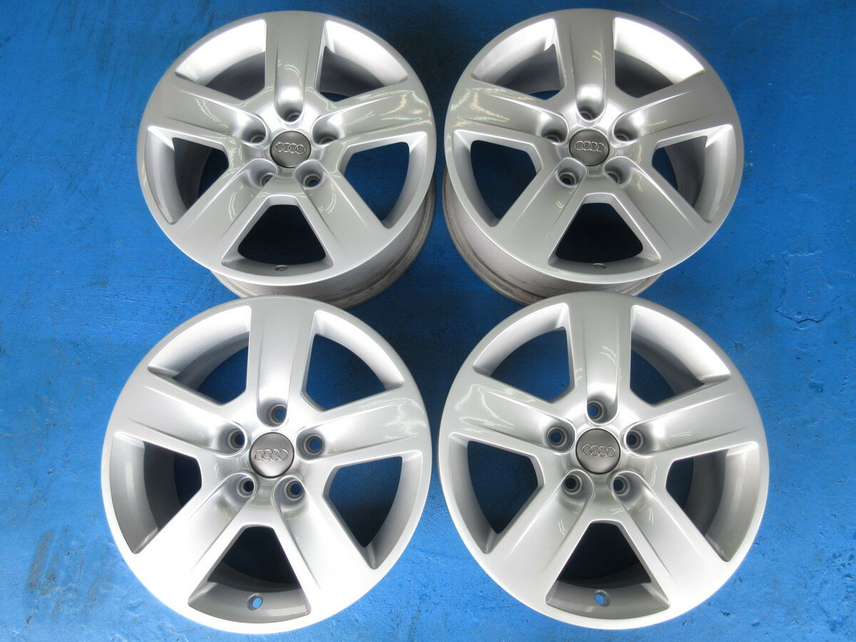 中古 アウディ純正 5本スポーク 16インチ 4本