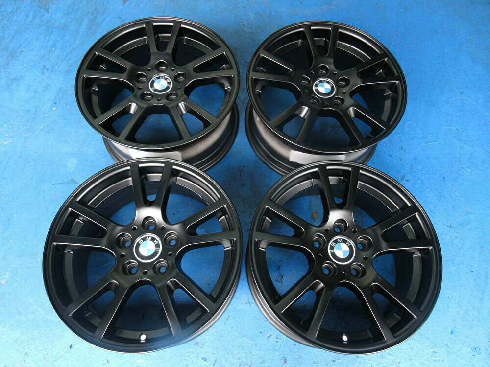 Rakuten - 中古4本☆BMW純正(5H/120) 17インチ マットブラック色変え後未使用　1・2シリーズ（5H120車）