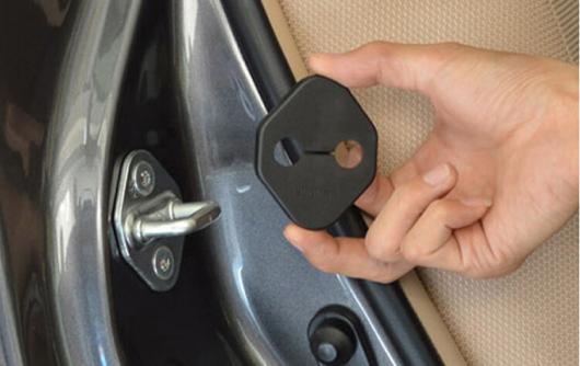 車用メッキパーツ オート ドアロックバックルカバー ショックアブソーバーパッド トヨタ カムリ 2012-2..